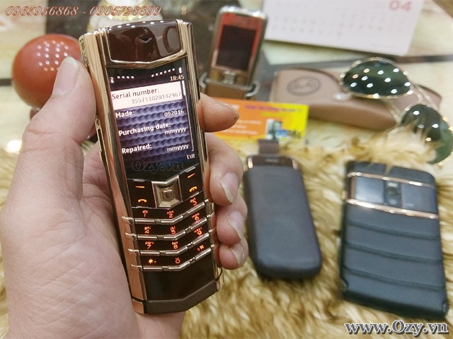 Vertu vàng nâu độ ruột chính hãng