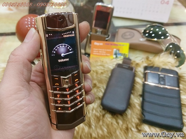 Vertu vàng nâu độ ruột chính hãng