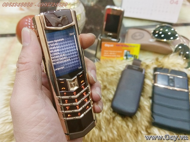 Vertu vàng nâu độ ruột chính hãng