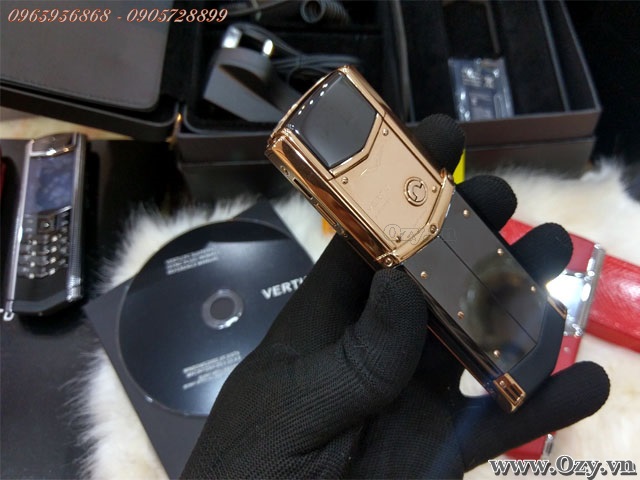 Vertu signature s vàng hồng chính hãng