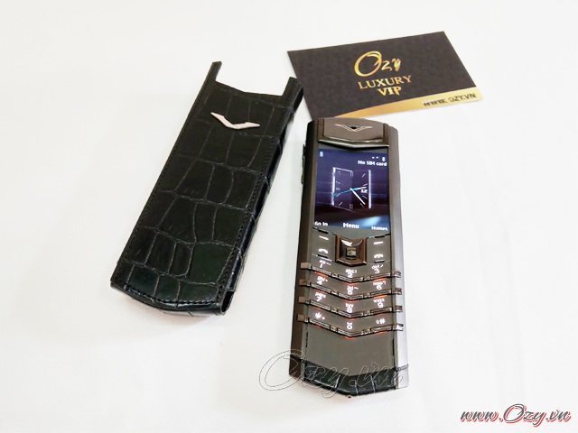 Vertu chính hãng da cá sấu