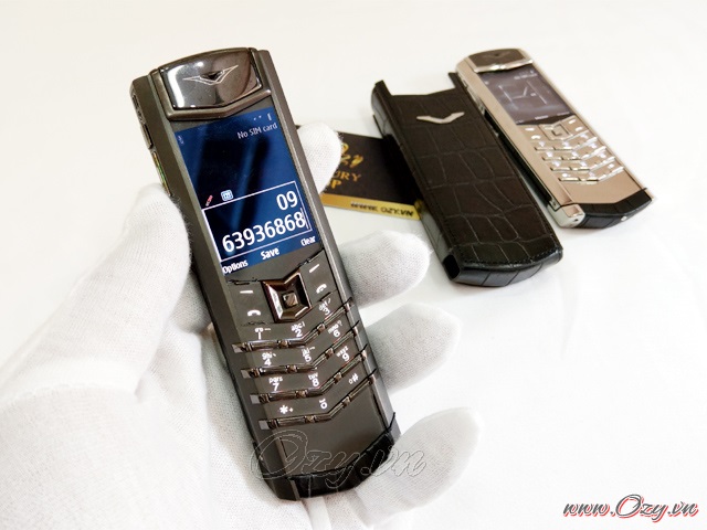 Vertu chính hãng da cá sấu